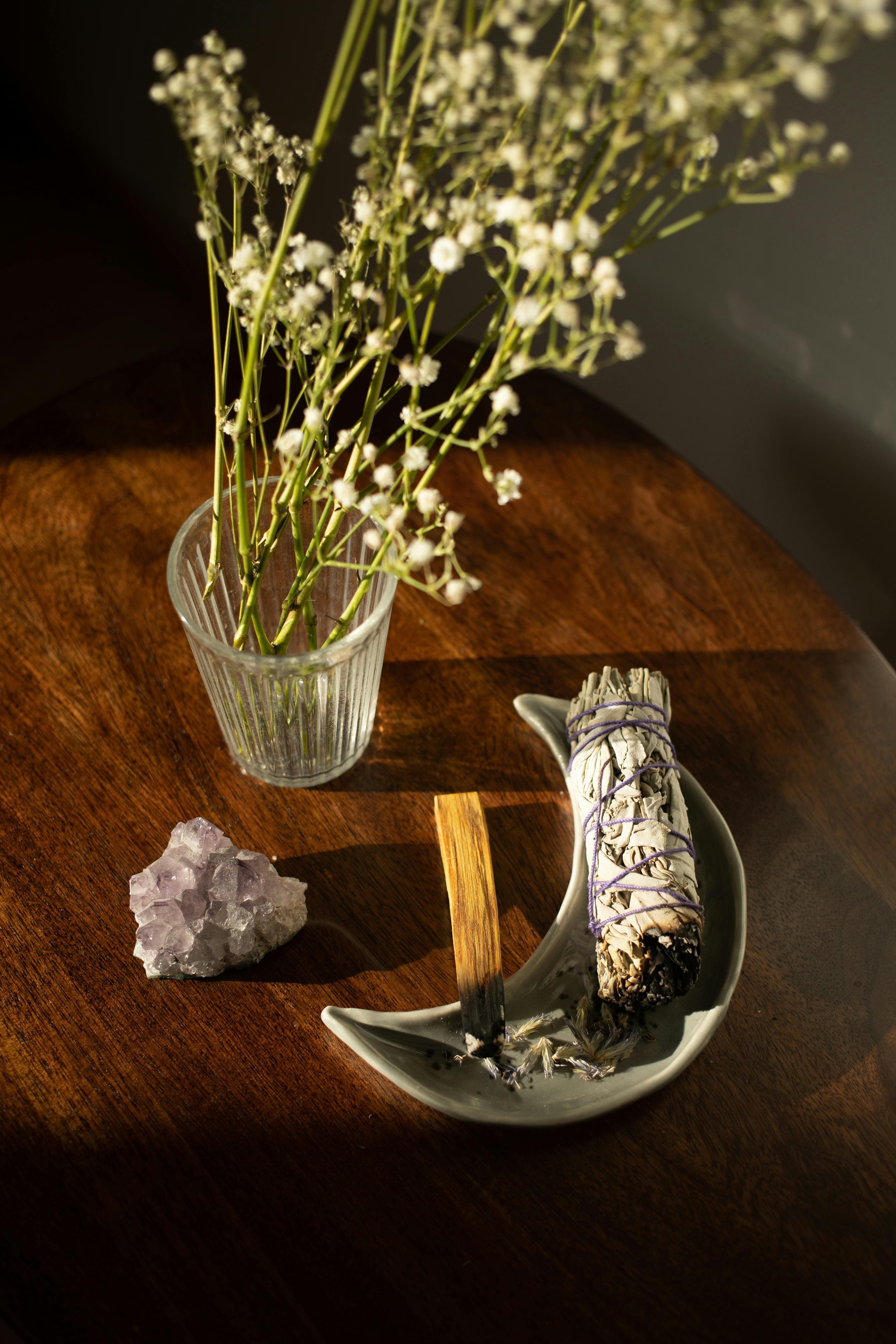 Table decoration setup representing curated home picks